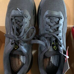 MEN'S SAFETY SHOES Durashocks Bolt Knit Carbonmax Work Shoe Black Slip Resistant